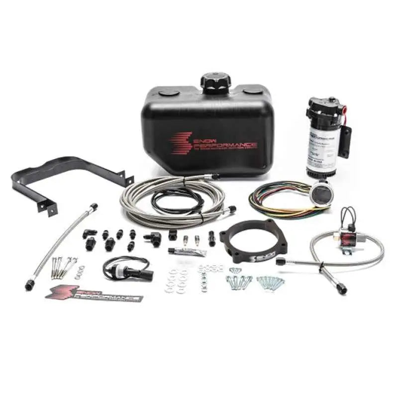 Snow Performance Stg 2 Boost Cooler Challenger/Charger Hellcat Water Inj Kit (SS Braid Line/4AN Fit) sno-2171-brd