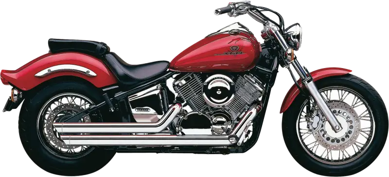 Speedster Slashdown Chrome Exhaust for Yamaha V Star 1100 (1999-2009) 82-97048