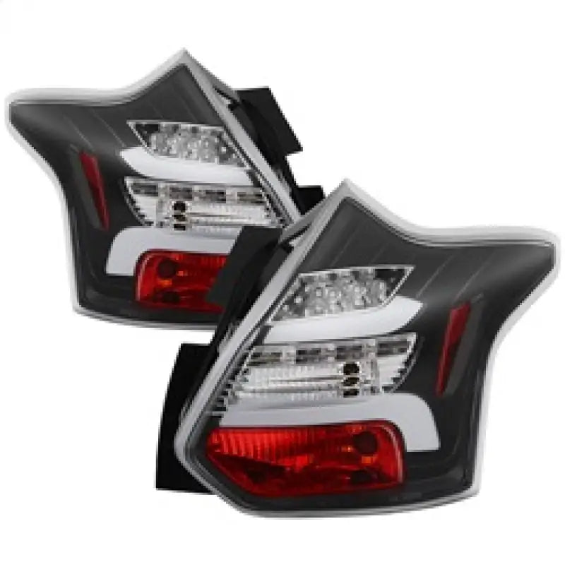 Spyder 12-14 Ford Focus 5DR LED Tail Lights - Black (ALT-YD-FF12-LED-BK) spy5085139