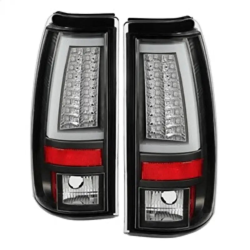 Spyder Chevy Silverado 1500/2500 03-06 Version 2 LED Tail Lights - Black ALT-YD-CS03V2-LED-BK spy5081919