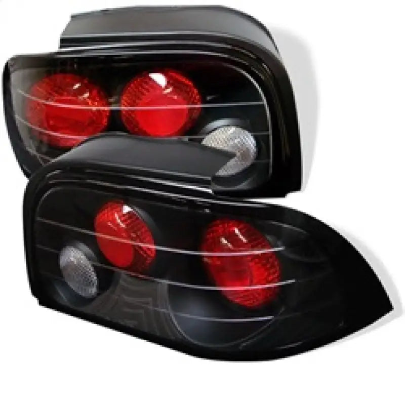 Spyder Ford Mustang 94-95 Euro Style Tail Lights Black ALT-YD-FM94-BK spy5003584