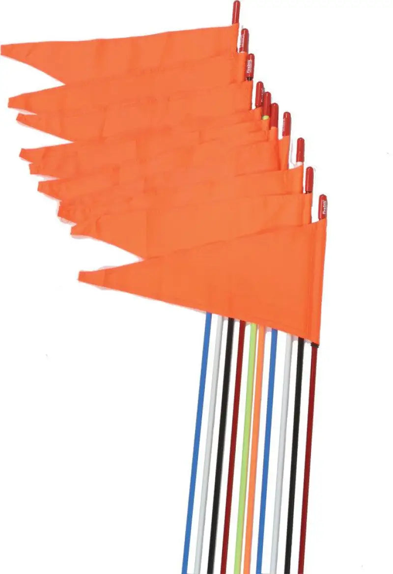SR7-PS-W Firestik Safety Flags Spring Mount White 7' 10/Pk wps-36-20953