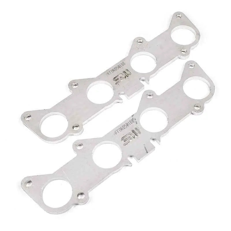 Stainless Works Ford 5.2L/5.0L Coyote Round Port Header 304SS Exhaust Flanges 1-7/8in Primaries hfford5-0188