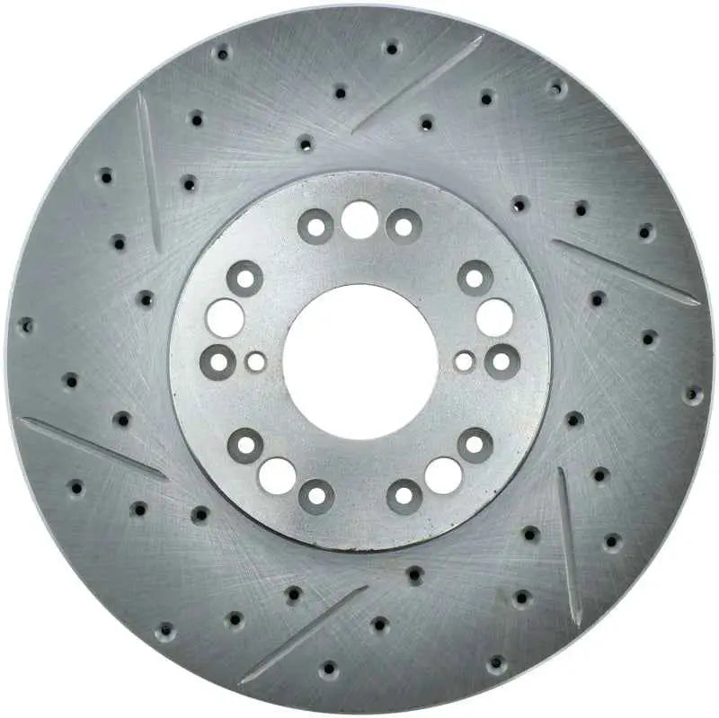 StopTech 01-05 Lexus IS300 / 02-10 Lexus SC430 Sport Slotted & Drilled Front Right Rotor 227.44083R