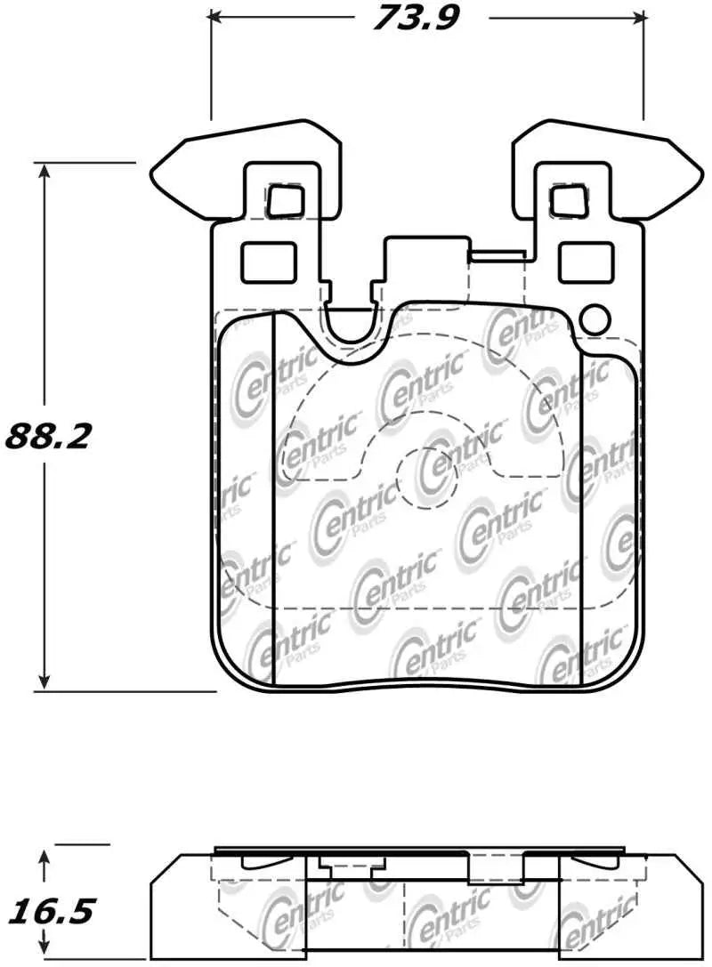StopTech Street Performance Brake Pads BMW F22 M235i/F30 335i/F32 435i - Rear 309.16560