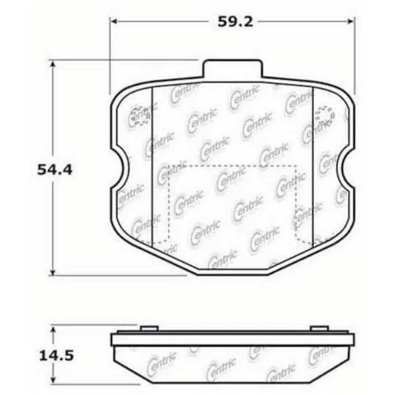 StopTech Street Touring 06-09 Chevrolet Corvette Z06 Front Brake Pads 308-11850
