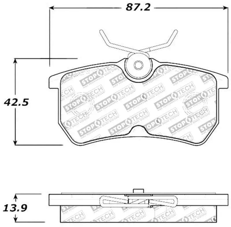 StopTech Street Touring Brake Pads 308-08860