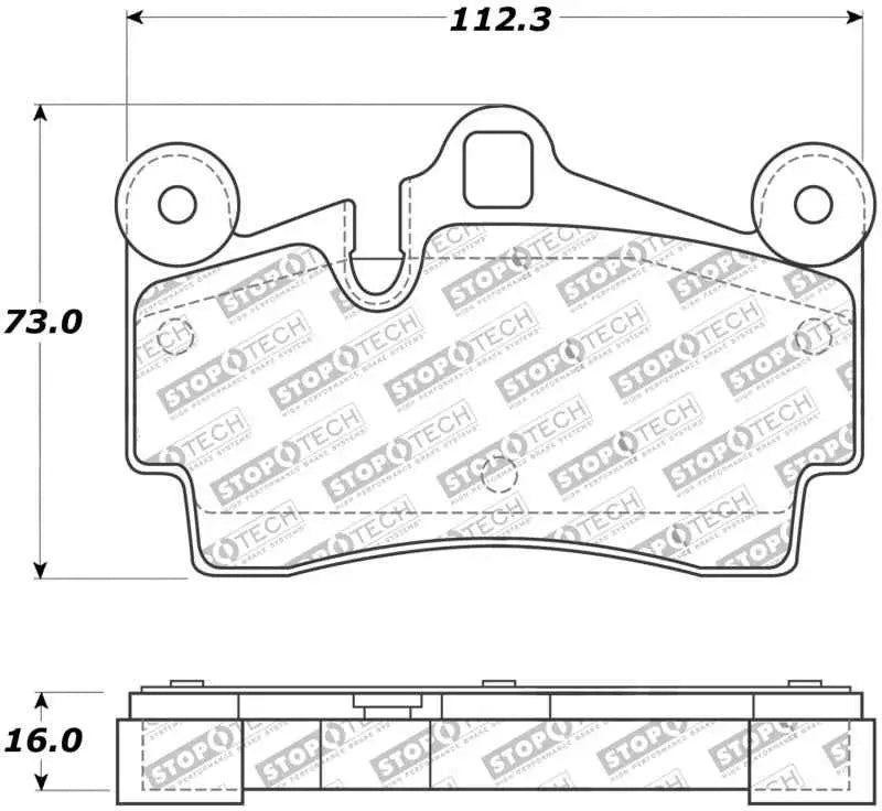 StopTech Street Touring Brake Pads 308.09780