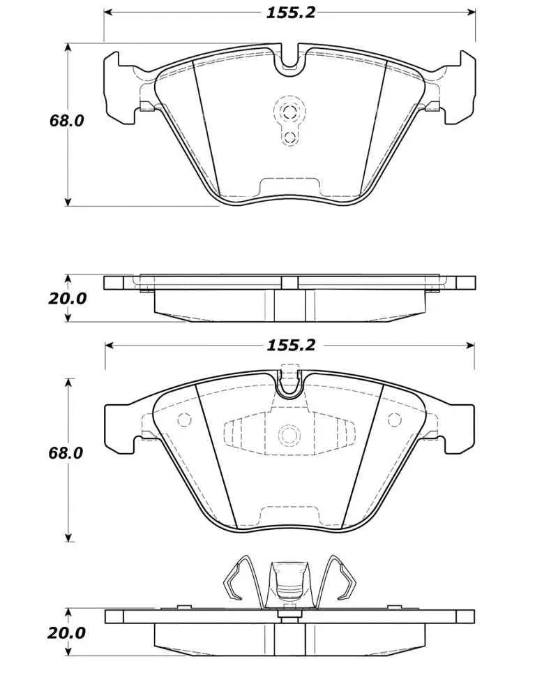 StopTech Street Touring Brake Pads 308-12600