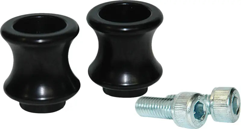 Swingarm Spools 8mm Blk Hon 3-sp209k