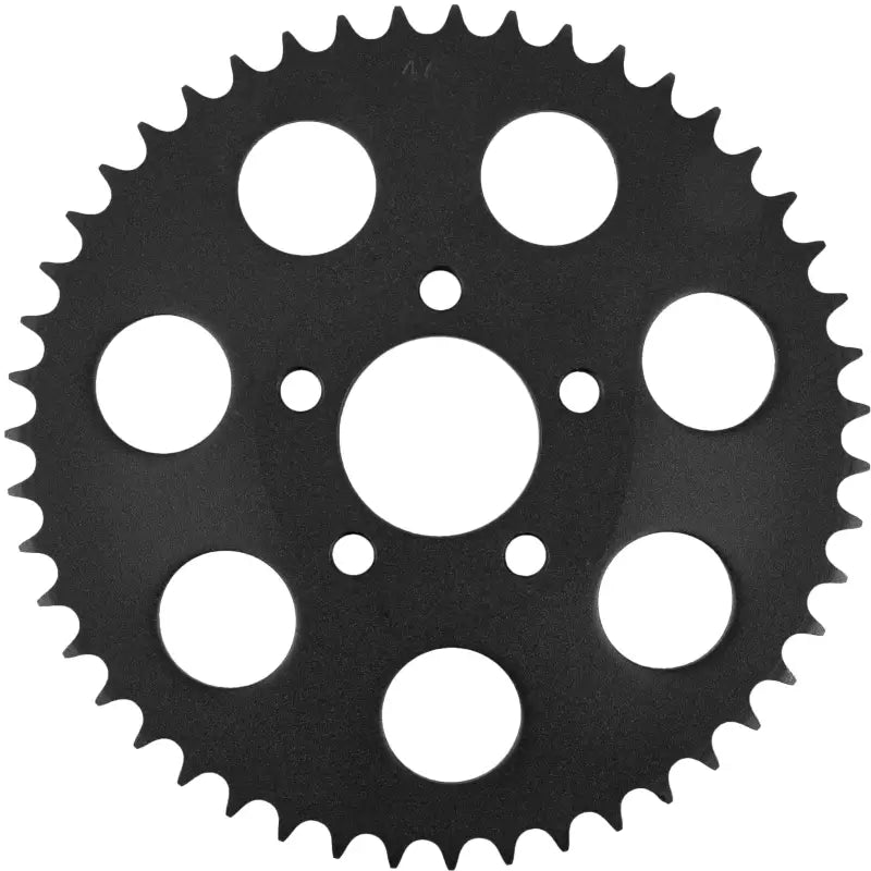 Textured Black Rr Sprocket Dished 47t 00 13 Big Twin wps-820-51219