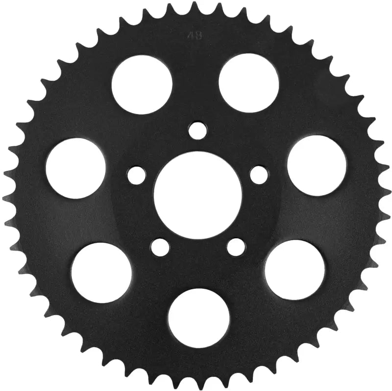 Textured Black Rr Sprocket Dished 48t 00 13 Big Twin wps-820-51220