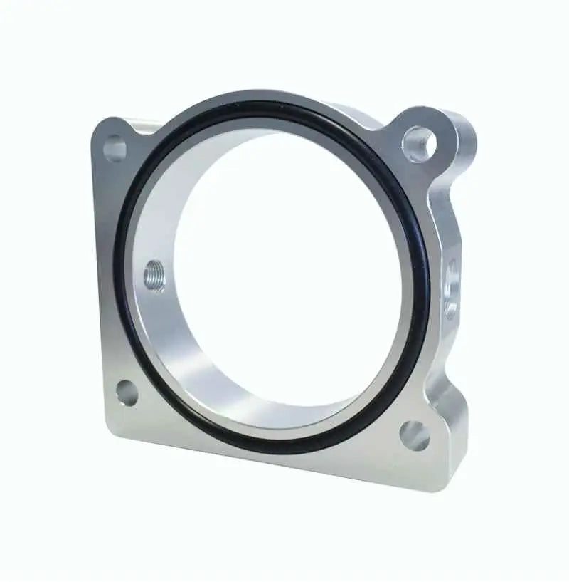 Torque Solution Throttle Body Spacer (Silver) Ford F-150 3.5L Ecoboost / 3.7L V6 ts-tbs-028