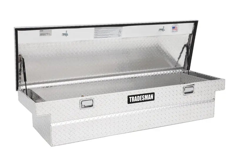 Tradesman Aluminum Single Lid Cross Bed Truck Tool Box (70in.) - Brite tra9100t