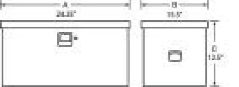 Tradesman Steel Job Site Box/Chest (Light Duty/Small) (24in.) - White tra88024t-46641340416301