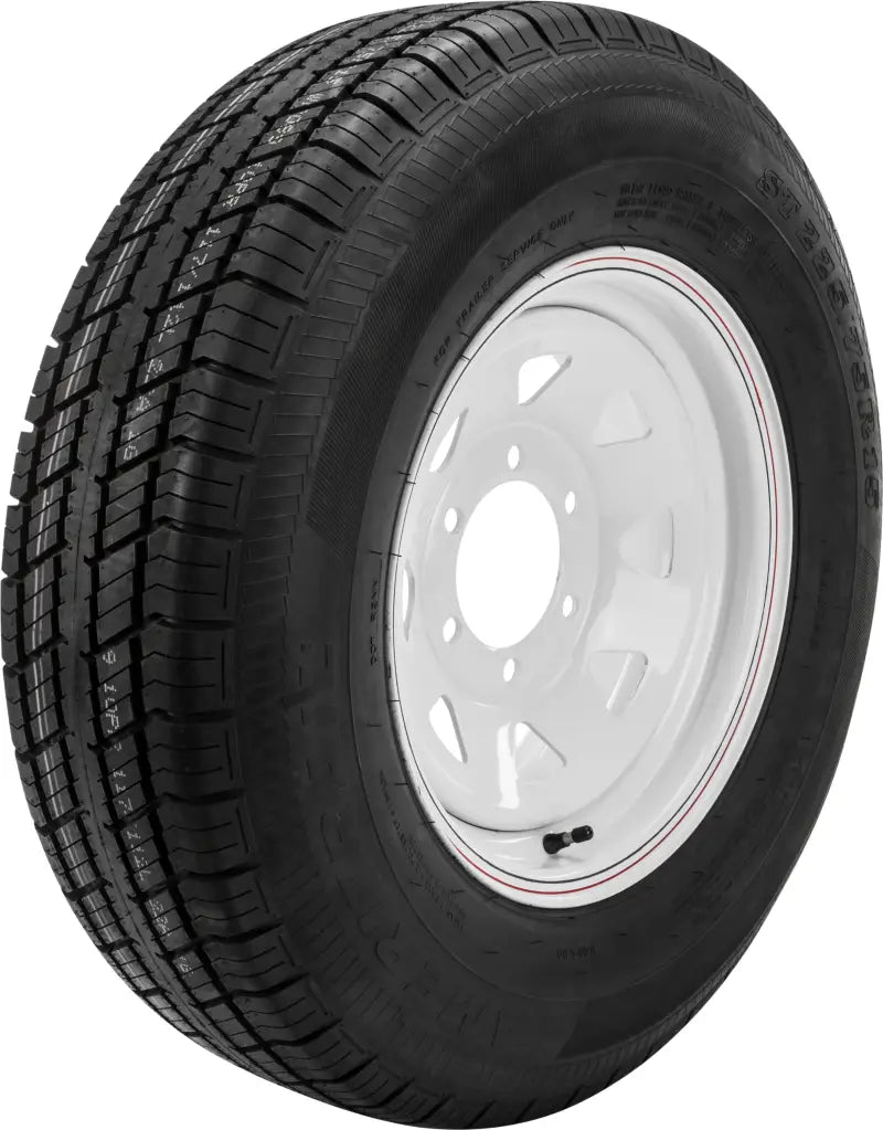 Trailer Tire And Wheel Assembly White 58-8176