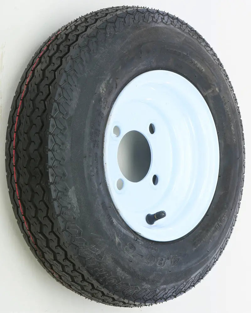 Trailer Tire And Wheel Assembly White 58-8152