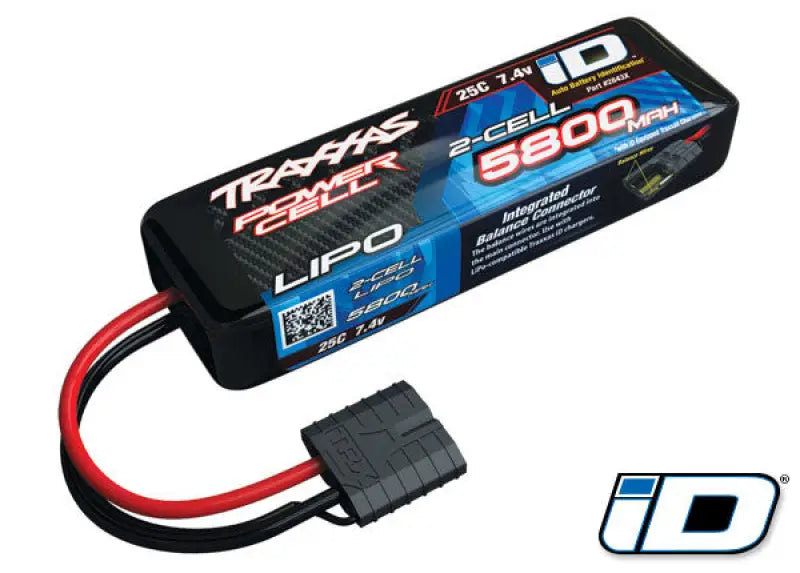 Traxxas 2843X 5800Mah 7.4-Volt 2-Cell Battery Power Upgrade t1x2843x