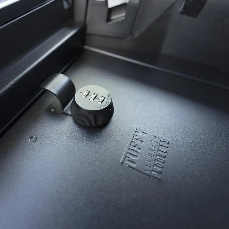 Tuffy Flow-Thru Console Safe with Combination Lock for 2015-2024 Ford F-Series tfy317-01-a