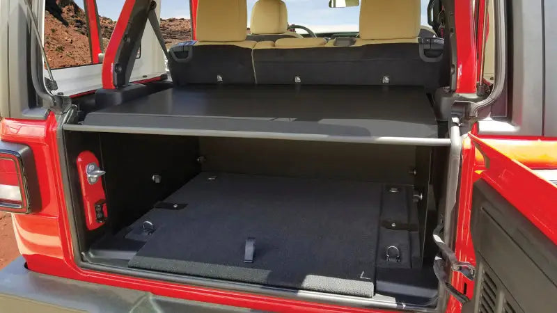 Tuffy Heavy-Duty Security Deck Enclosure for Jeep Wrangler JL (2018-2024) - Without OEM Subwoofer tfy345-01
