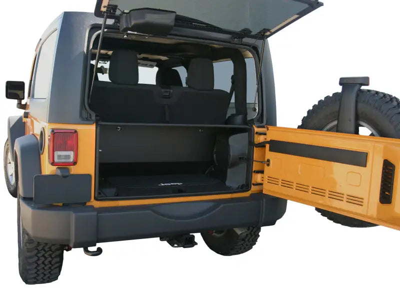 Tuffy JK Tailgate Lockable Storage Enclosure - 2011-2018 Wrangler JK (Black) tfy282-01