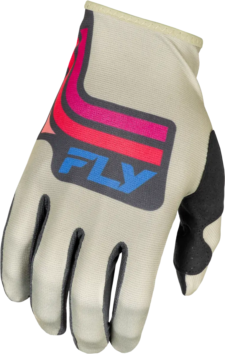 Ultra-Lightweight Minimalist Race Gloves - Light Grey/Pink/Coral Small 378-714s