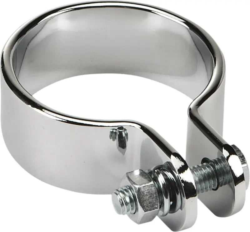 Universal 1 5/8" Chrome Exhaust End Clamps 820-0132