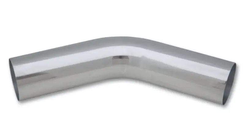 Vibrant .75in O.D. Universal Aluminum Tubing (45 Degree Bend) - Polished vib2115