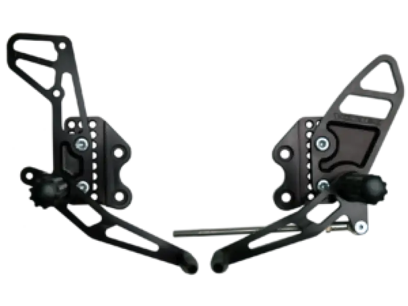 Vortex Racing Black Rearset Replacement Kit vtxrs510k