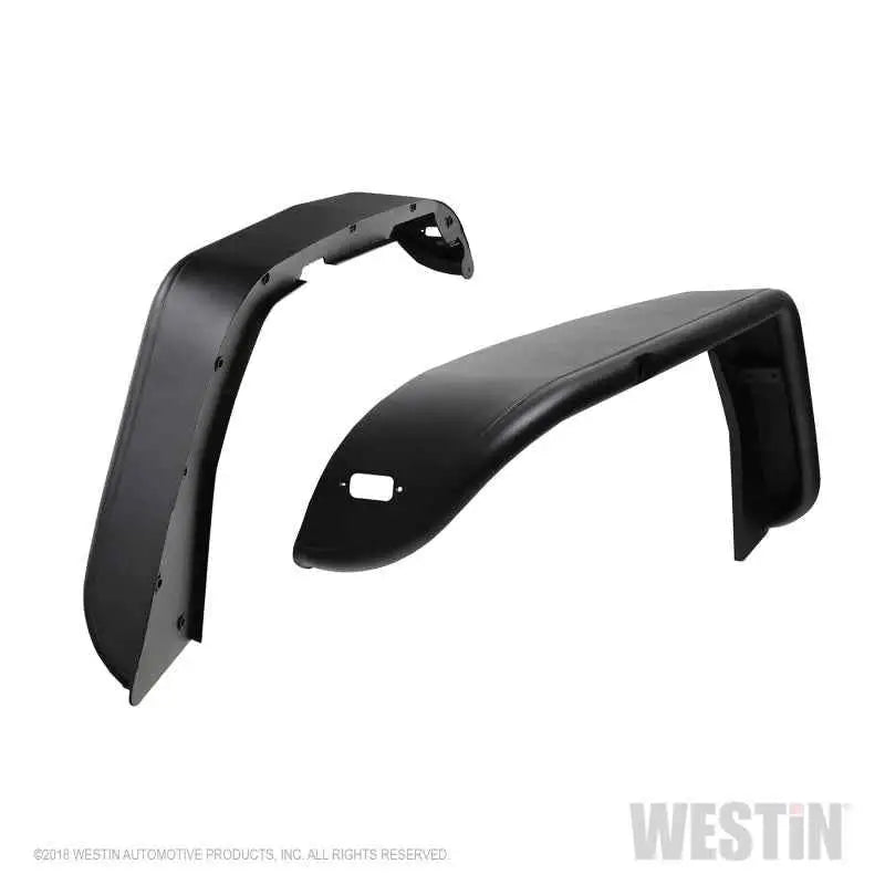Westin 18-20 Jeep Wrangler JL / 20 Gladiator Tube Fenders - Front - Textured Black 62-1025