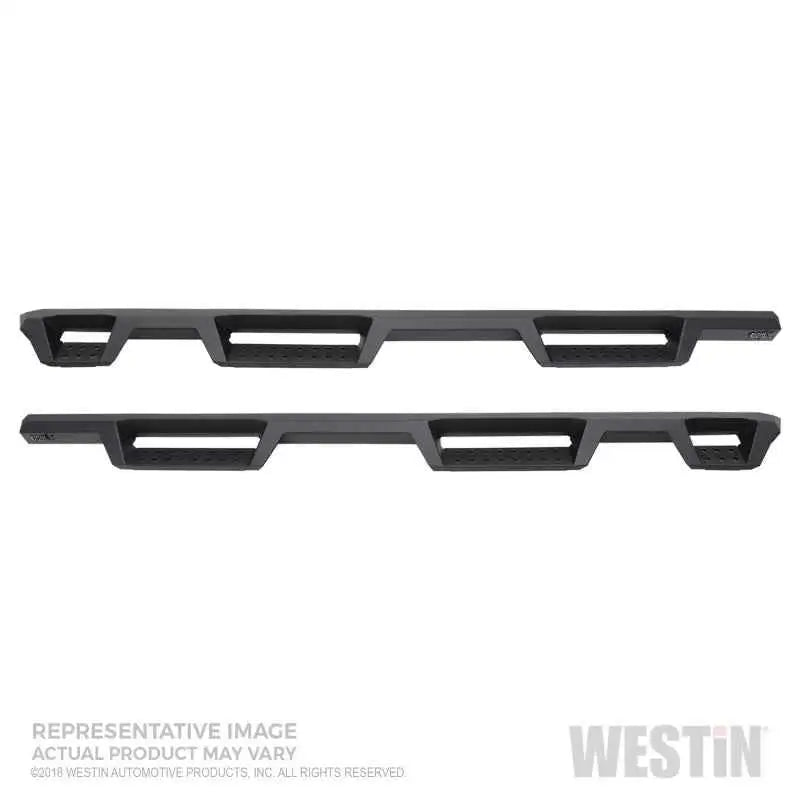 Westin 19-22 GMC Sierra 1500 CC 6.5ft Bed (Excl. 2019 Ltd/LD) HDX Drop W2W Nerf Step Bars - Tex. Blk 56-534695