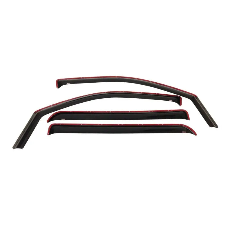 Westin 2014-2018 Chevy Silverado 1500 Crew Cab Wade In-Channel Wind Deflector 4pc - Smoke wes72-39415