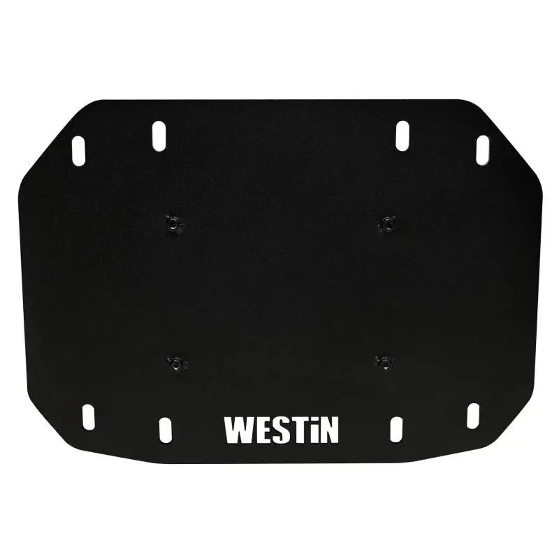 Westin JL Wrangler Spare Tire Delete Plate - Textured Black Finish wes59-761205
