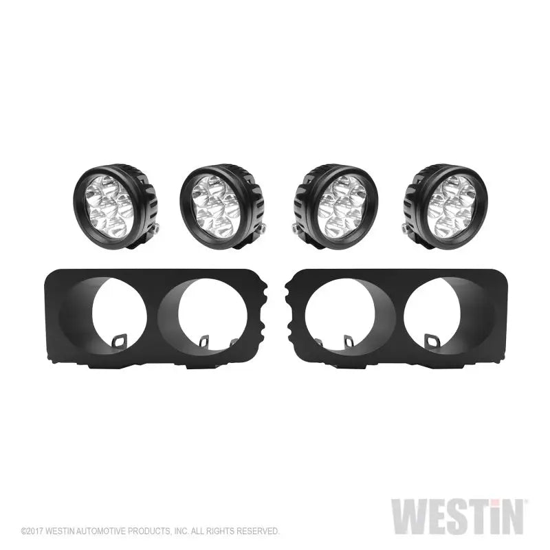Westin Universal Light Kit for Outlaw Front Bumper - Textured Black wes58-9905