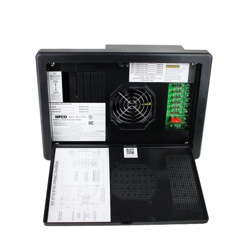 WF-8735-AD WFCO Converter/Charger with Distribution Panel c6kwf8735ad