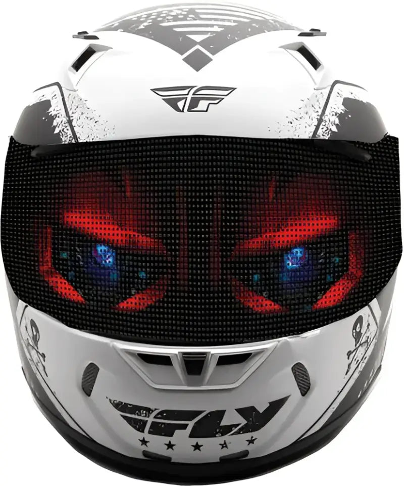 Windscreen Decal Red Monster 623-1259