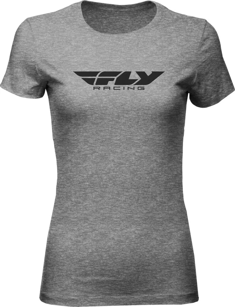 Women's Fly Corporate Tee Dark Grey Heather Md wps-356-0363m