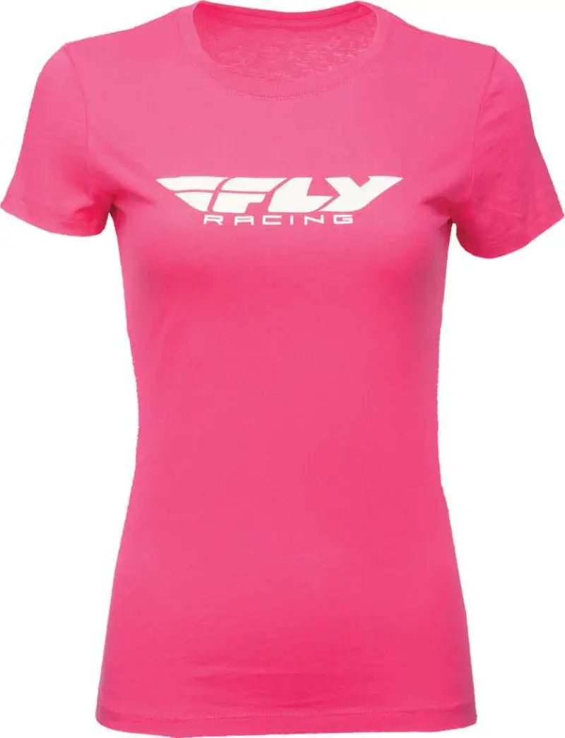 Women's Fly Corporate Tee Raspberry Md wps-356-0378m