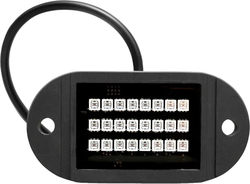 X1 24 LED Rock Light with Cable for Enhanced Outdoor Illumination 63-9300