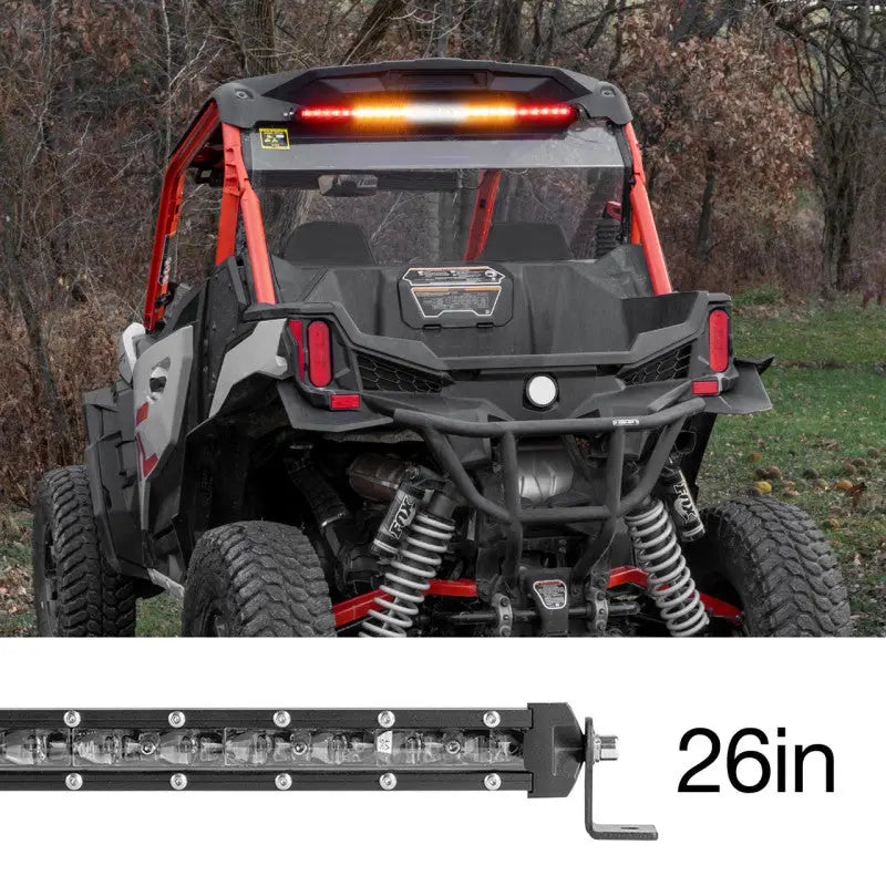 XK Glow Super Slim Offroad LED Chase Bar 4 Modes 72w 26in - XK068026 xkgXK068026