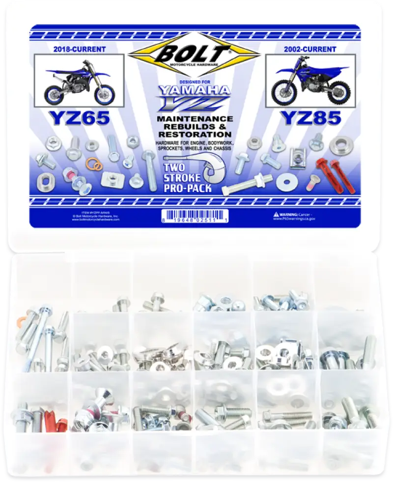 Yamaha YZ65/85 Mini Pro Maintenance Kit by BOLT 020-00185