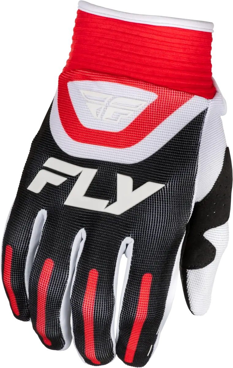 Youth F 16 Performance Riding Gloves in Black/Red/White Y2XS 378-910y2xs