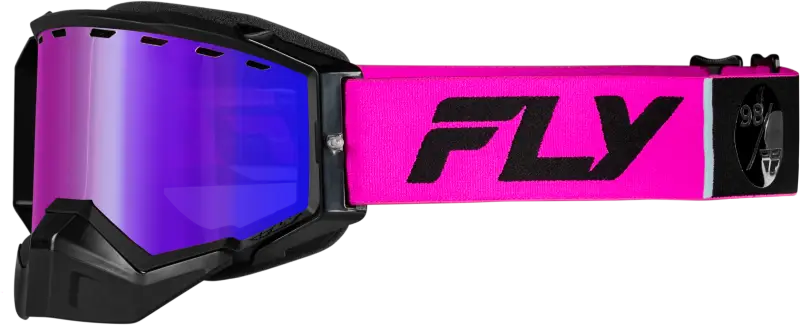 Zone Elite Snow Goggles in Pink/Black with Polarized Rose Lens 37-4106